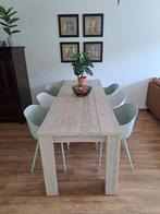 Eettafel steigerhout, Huis en Inrichting, Tafels | Eettafels, Ophalen, 200 cm of meer, Zo goed als nieuw, Vijf personen of meer