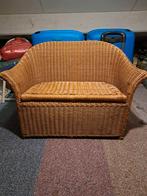 Vintage kinderbankje met opbergklep, Kinderen en Baby's, Ophalen, Zo goed als nieuw, Stoel(en)