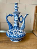 Portugese vaas Berardos S.C.A.R.L., Ophalen of Verzenden, Blauw, Aardewerk of Porselein, Minder dan 50 cm