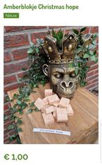 Amberblokjes , Geurblokjes , ornamenten speciaal voor kerst, Ophalen of Verzenden, Nieuw