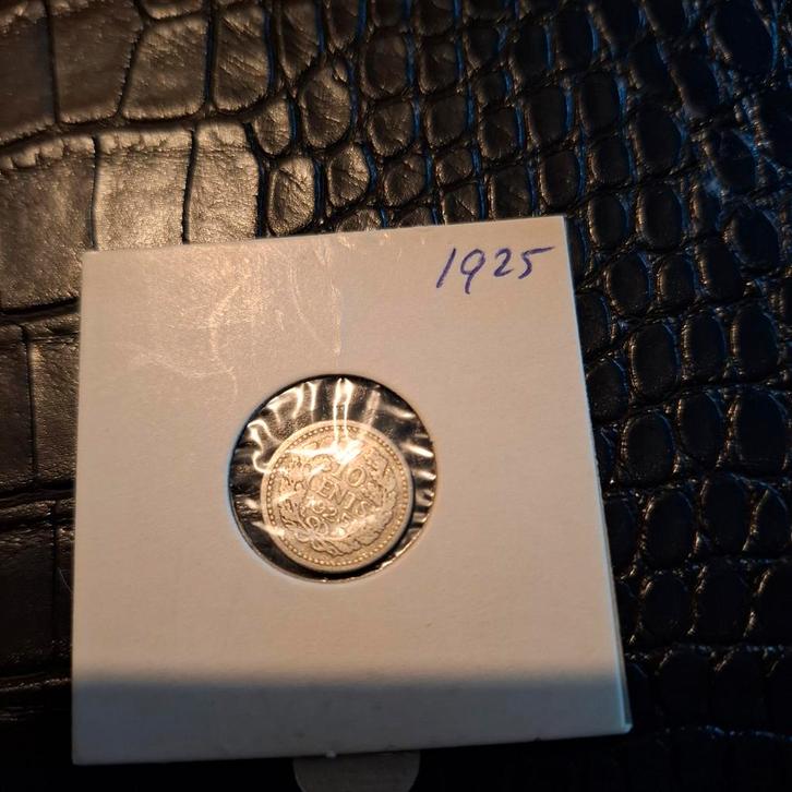 4x Zilveren 10 Cent Wilhelmina 1925-1928, Postzegels en Munten, Munten | Nederland, Ophalen of Verzenden