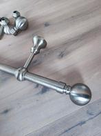 RVS Gordijnroede van lengte 391cm, Ophalen, Gebruikt