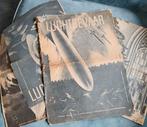4  LUCHT GEVAAR 1943, NKF, HELM, VERDUISTERING, BRANDBOM., Ophalen of Verzenden, Nederland