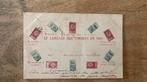 Oude ansichtkaart Postzegeltaal 1901 Langage des Timbres, Ophalen of Verzenden, Voor 1920, Gelopen