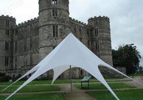 Profi Starflex-Shelter /Stertent / Starshade 10x10m Wit, Tuin en Terras, Partytenten, Nieuw, Partytent, Ophalen of Verzenden