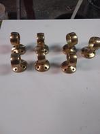 Leuning/Touwoog messing gelakt, 7 stuks, Ophalen, Gebruikt