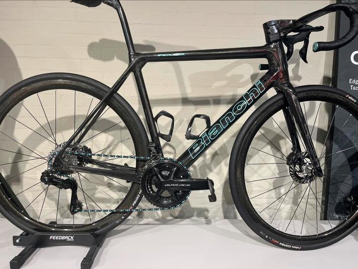 Bianchi Specialissima Dura Ace 12 sp powermeter oltre pro, Fietsen en Brommers, Fietsen | Racefietsen, Zo goed als nieuw, Overige merken
