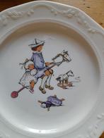 3 leuke brocante kinder servies bordjes, Ophalen of Verzenden