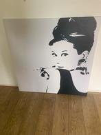 Audrey Hepburn Schilderij, Ophalen, Gebruikt, Schilderij, Minder dan 50 cm