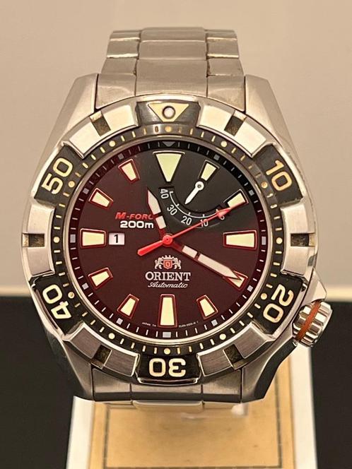 Orient Automatic M-Force Diver SEL03001D, Sieraden, Tassen en Uiterlijk, Horloges | Heren, Zo goed als nieuw, Polshorloge, Overige merken