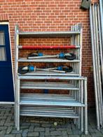 ALUMINIUM ROLSTEIGER, Doe-het-zelf en Verbouw, Steigers, Ophalen, Gebruikt, Rolsteiger of Kamersteiger, 5 meter of hoger