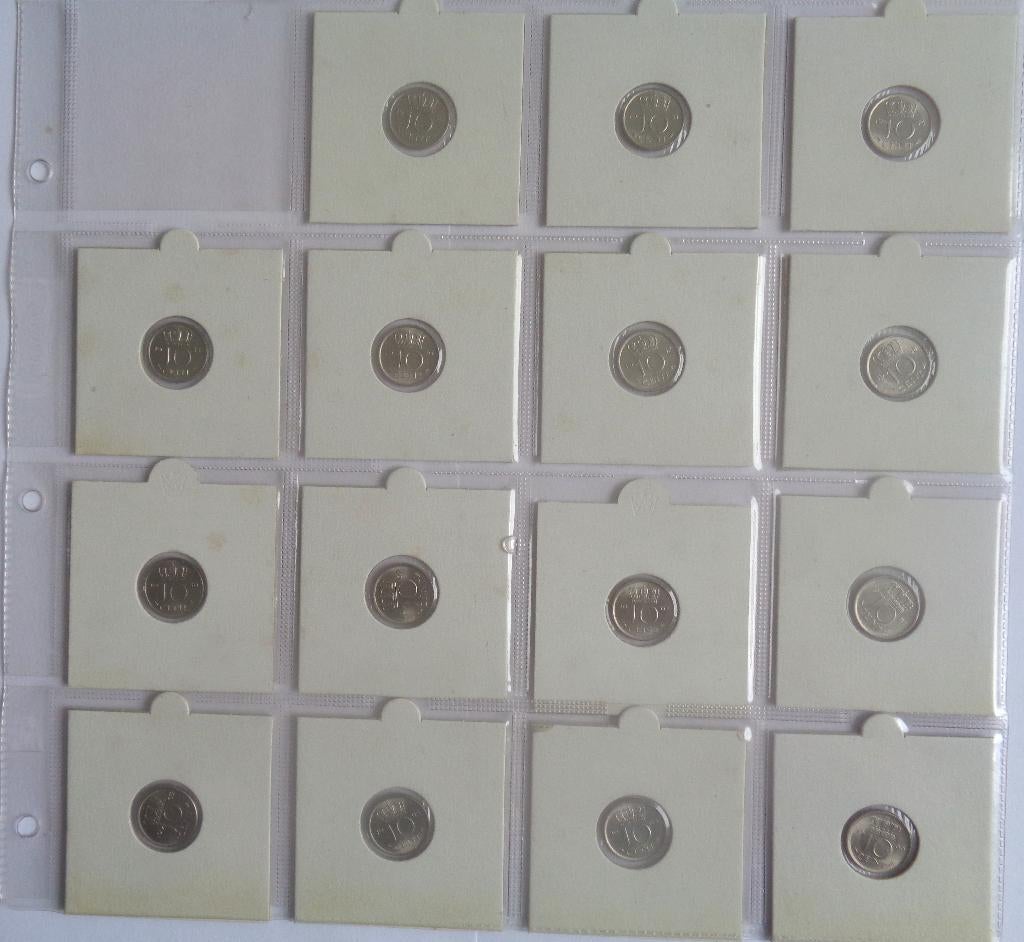 Juliana 10 Cent 1950-1980 complete set (30 stuks), Verzenden, Koningin Juliana, 10 cent, Setje