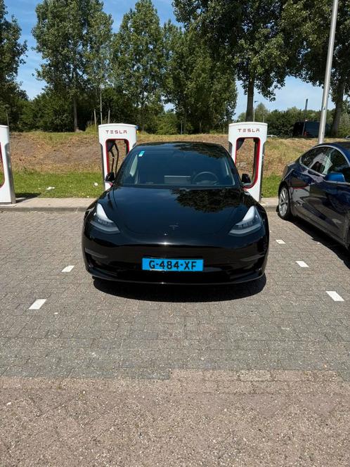 Tesla Model 3 2019 Long Range Zwart met garantie, Auto's, Tesla, Particulier, Model 3, Achteruitrijcamera, Adaptive Cruise Control