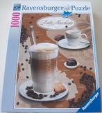 Puzzel *** LATTE MACCHIATO *** 1000 stukjes Ravensburger, Ophalen of Verzenden, 500 t/m 1500 stukjes, Zo goed als nieuw, Legpuzzel