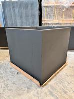Antraciet Clayfiber Plantenbak - 44x38x38 cm, Ophalen, Overige materialen, Minder dan 60 cm, Vierkant