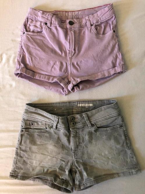 leuke meiden korte broeken, Kleding | Dames, Spijkerbroeken en Jeans, Zo goed als nieuw, W27 (confectie 34) of kleiner, Blauw