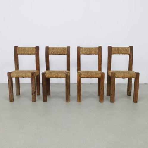 4x Rare Dining Chair Brutalist, 1970s, Huis en Inrichting, Stoelen, Gebruikt, Eén, Ophalen