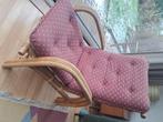 Vintage rotanstoel, Ophalen, Gebruikt, Bruin, Riet of Rotan