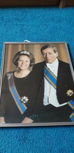 Staatsieportret van koningin Beatrix en prins Claus, Ophalen of Verzenden, Zo goed als nieuw, Kaart, Foto of Prent