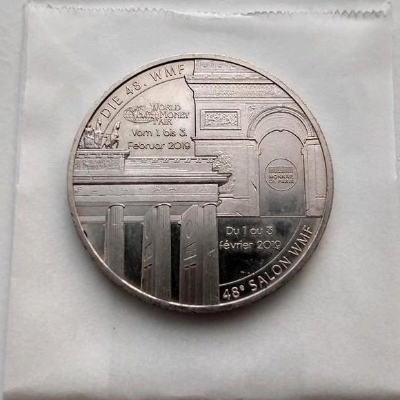 Jaarpenning WMF World Money Fair Berlin 2019 Monnaie Paris, Postzegels en Munten, Penningen en Medailles, Overige materialen, Buitenland