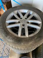 VW Touareg 18 inch velgen met winterbanden, Auto-onderdelen, Banden en Velgen, Ophalen, 18 inch, Gebruikt, 255 mm