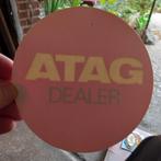 Leuke mooie raamsticker.   ATAG Dealer., Verzamelen, Ophalen of Verzenden, Zo goed als nieuw, Overige typen
