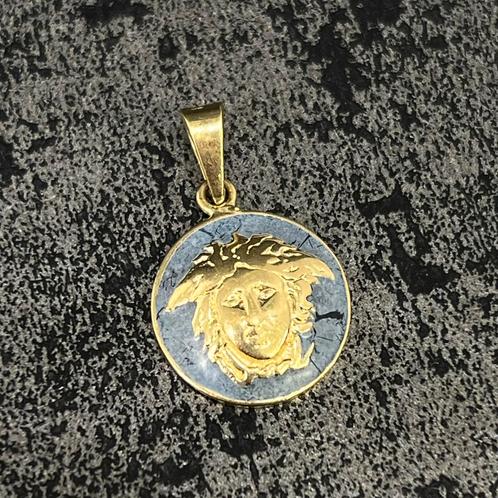 14 karaat gouden versace hanger medusa, Sieraden, Tassen en Uiterlijk, Kettinghangers, Nieuw, Goud, Ophalen of Verzenden