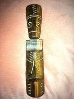 Taino Warrior houten beeld uit Dominicaanse Republiek H22cm, Antiek en Kunst, Kunst | Niet-Westerse kunst, Ophalen of Verzenden