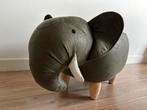 Olifant Poef / Krukje (Kwantum), Huis en Inrichting, Krukjes, Ophalen, Zo goed als nieuw, Hout