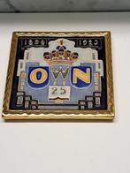 Wilhelmina 1898 - 1923 ......25 jaar O N  ...Westraven tegel, Ophalen of Verzenden