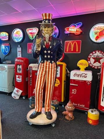 Unieke XXL lifesize USA Uncle Sam - Levensgroot 2.5 meter beschikbaar voor biedingen