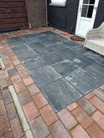 Gratis 28 terrastegels 60x60x5 cm, Tuin en Terras, Tegels en Klinkers, Ophalen, Gebruikt, 5 tot 10 m², Beton