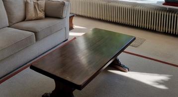 Salontafel massief eiken beschikbaar voor biedingen