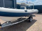 Aquaparx Rib met trailer 470 in nieuwstaat!, Watersport en Boten, Rubberboten, Zo goed als nieuw, Benzine, Minder dan 70 pk, Overige materialen