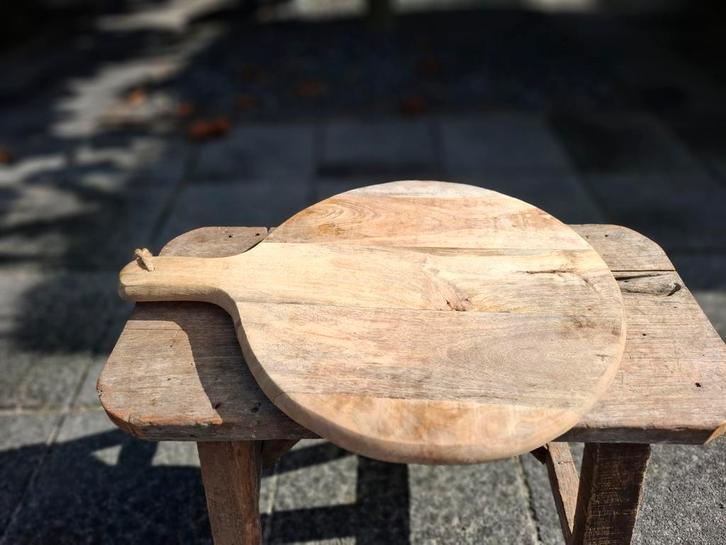 Houten Snijplank - Ø 38cm, Huis en Inrichting, Keuken | Keukenbenodigdheden, Gebruikt, Ophalen of Verzenden
