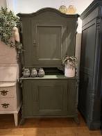 Antiek klein buffet, brocante buffetkast, antieke kast VdlM, Huis en Inrichting, Kasten | Buffetkasten, Ophalen, Met deur(en)