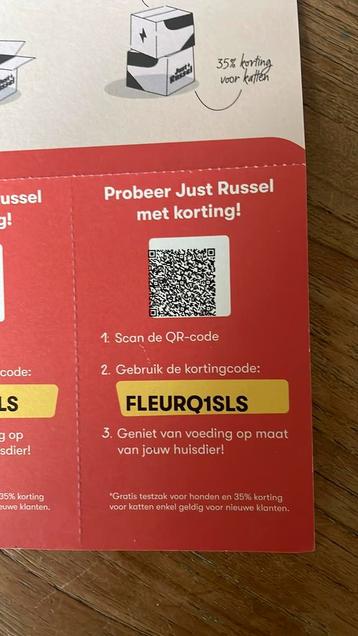 Gratis Just russel honden en kattenvoer FLEURKUU5T beschikbaar voor biedingen