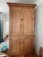Mooie vintage kledingkast, Gebruikt, 100 tot 150 cm, 200 cm of meer, Met hangruimte