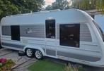 Tabbert Cellini 590 in werkelijke nwstaat,, Caravans en Kamperen, Rondzit, Tabbert, Frans bed, 5 tot 6 meter