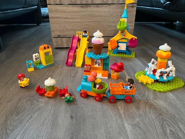 Duplo Grote Kermis (10840) - Zo goed als nieuw!, Kinderen en Baby's, Speelgoed | Duplo en Lego, Nieuw, Duplo, Complete set, Ophalen of Verzenden
