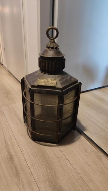 Originele scheepslamp 1869 Clipper Ship Lamp Dumbarton beschikbaar voor biedingen