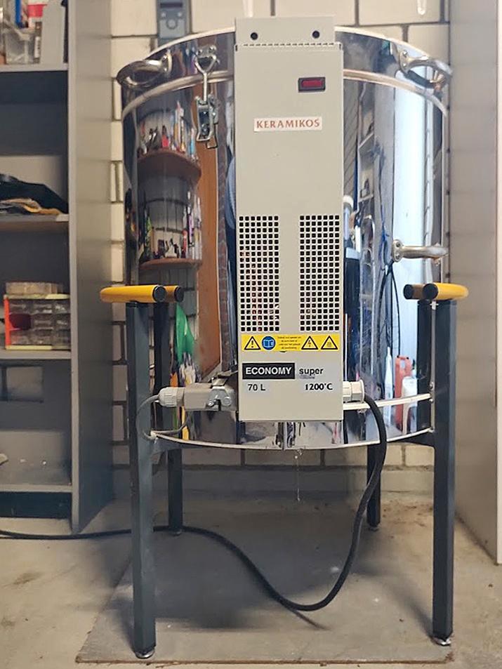 Keramikos keramiekoven met thermocomputer, Hobby en Vrije tijd, Pottenbakken, Gebruikt, Ophalen