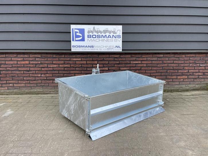 transportbak NIEUW gegalvaniseerd 100 / 120 cm voor minitrac, Zakelijke goederen, Machines en Bouw | Tuin, Park en Bosbouw, Overige typen
