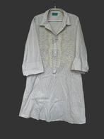 Love Positano Jurk Maat L Wit Grijs Streep Borduursels, Kleding | Dames, Verzenden, Wit, Maat 42/44 (L), Lp