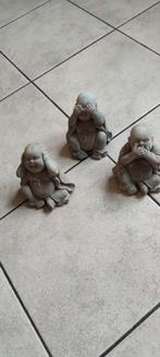 Beton Buddha beeldjes 3x, Ophalen of Verzenden, Zo goed als nieuw