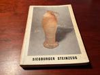 Bodemvondsten; boek Siegburger steinzeug, Ophalen of Verzenden