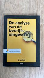 A.J. Marijs - De Analyse van de bedrijfsomgeving, Boeken, Ophalen of Verzenden, Zo goed als nieuw, A.J. Marijs; W. Hulleman