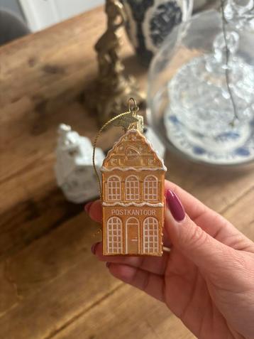 Vondels postkantoor glas kersthanger, zgan beschikbaar voor biedingen