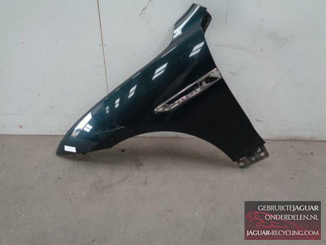 Spatbord links voor Jaguar F-Pace groen, Auto-onderdelen, Carrosserie en Plaatwerk, Spatbord, Jaguar, Links, Gebruikt, Ophalen of Verzenden