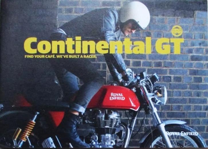 Folder ROYAL ENFIELD 535 Continental GT 2019, Motoren, Handleidingen en Instructieboekjes, Overige merken, Ophalen of Verzenden